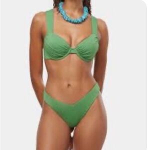 WeWoreWhat Green Bikini Set